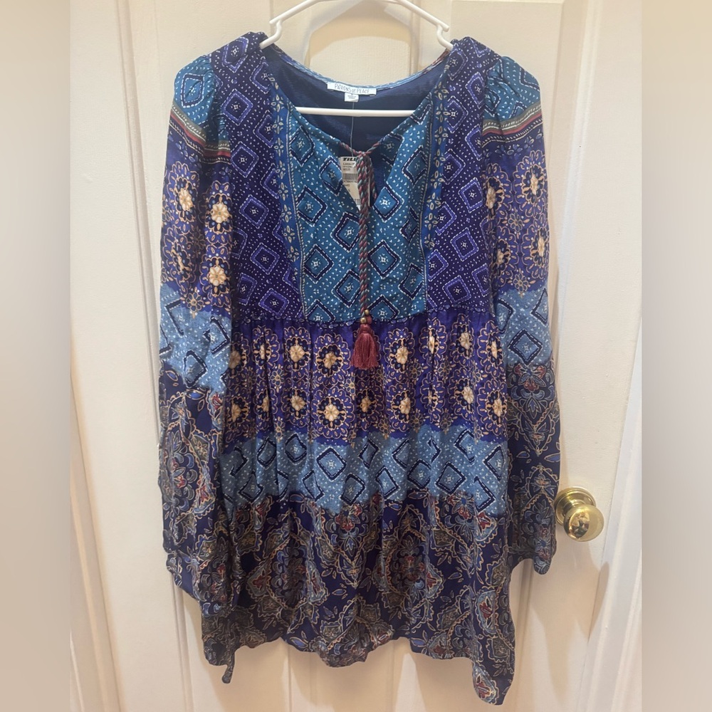 Patrons of Peace Multicolor Boho Tunic